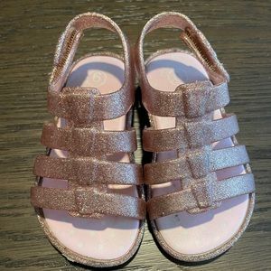 Glitter Jelly Sandals